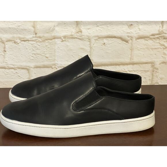 Vince Women's Black Leather Casual Slip-On Shoes Size 8M - Picture 8 of 16